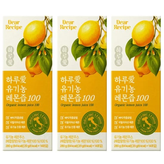 유기농 100 레몬즙 20g 14포 x3개 (총42포) 9980원