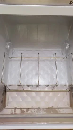 냉동실 정리 하기 좋은 스테인레스 4칸 접시 꽂이 3000원