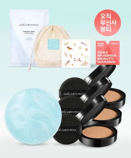 정샘물 스킨 누더 쿠션 리필 3개, 썸머케이스, 메쉬백, 마스크 39,130원