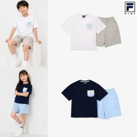 휠라키즈 우븐 포켓 배색 셋업 34,260원 무료배송