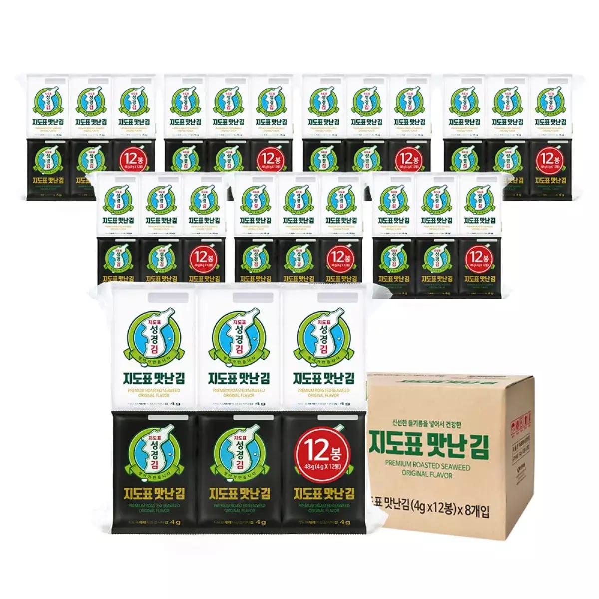 지도표 맛난김 재래 식탁김 4g 12봉x8개(총96봉) 22,730원