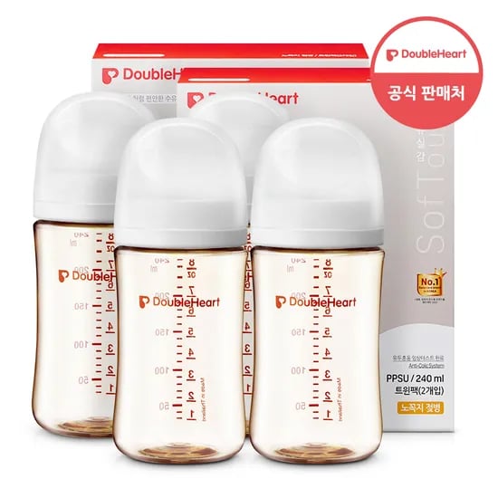모유실감 3세대 PPSU 젖병 240ml 트리플팩 2개 (총6개)+ 샘플키트 증정 74,930원