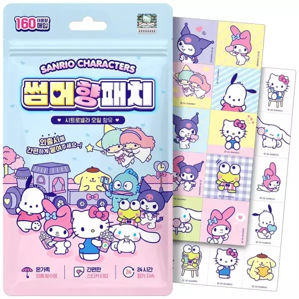산리오 썸머향 패치 대용량 160매 3560원