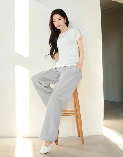시어서커 와이드 풀밴딩 팬츠 20,000원 무배