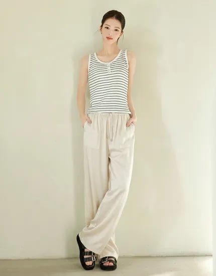 나일론 여름 풀밴딩팬츠 19,600원 무배