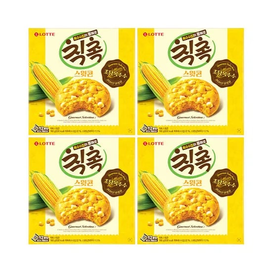 롯데웰푸드 칙촉 스윗콘 180g, 4개 티멤 무배 15950원