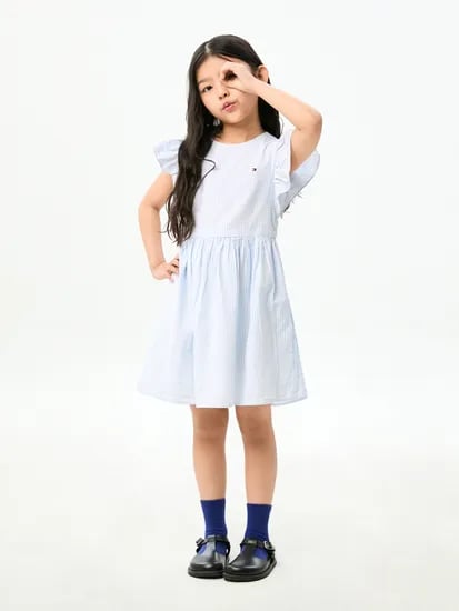 타미힐피거 키즈 시어서커 스트라이프 원피스! 47,029원