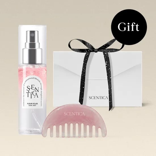 센티카 퍼퓸 헤어미스트 에센스 50ml+핑크 빗괄사 세트 16,000원