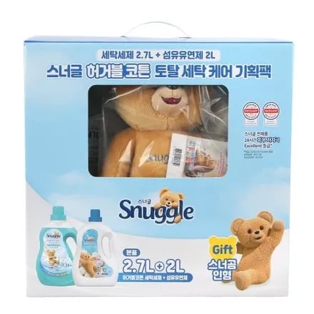 스너글 허거블코튼 세탁2.7L+섬유2L (2개↑반값) 33980원