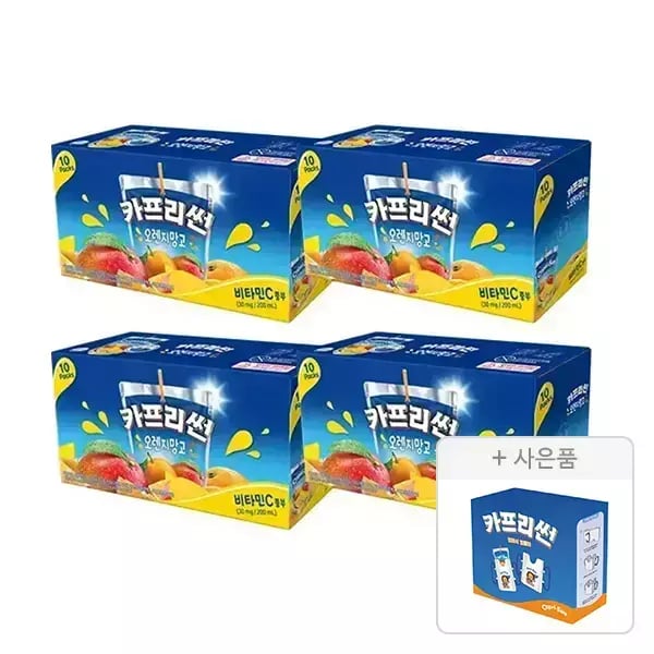 카프리썬 오렌지망고 200ml 40개 증정(접이식컵홀더,1개) 14,380원(티멤/카페머니)