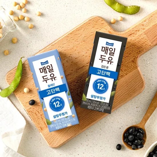 매일유업 고단백 플레인 24팩 + 검은콩 24팩 28,800원