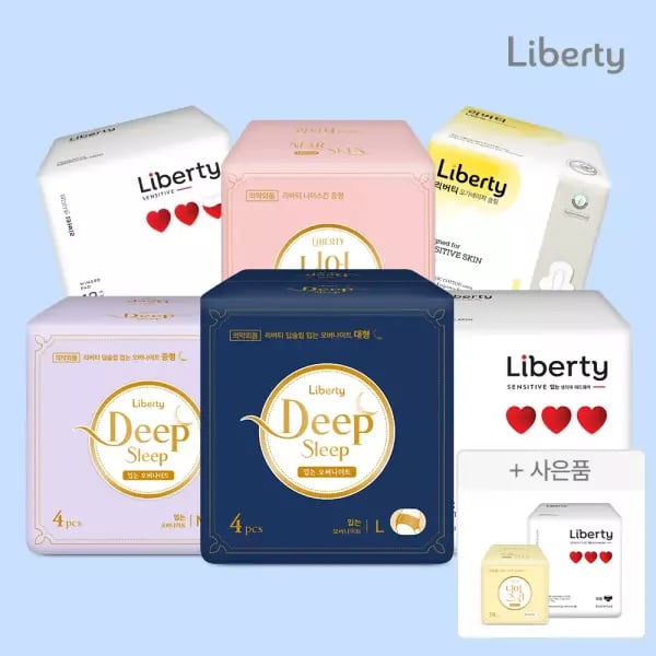 리버티 에디션 입는오버나이트 4p 6팩 10,980원