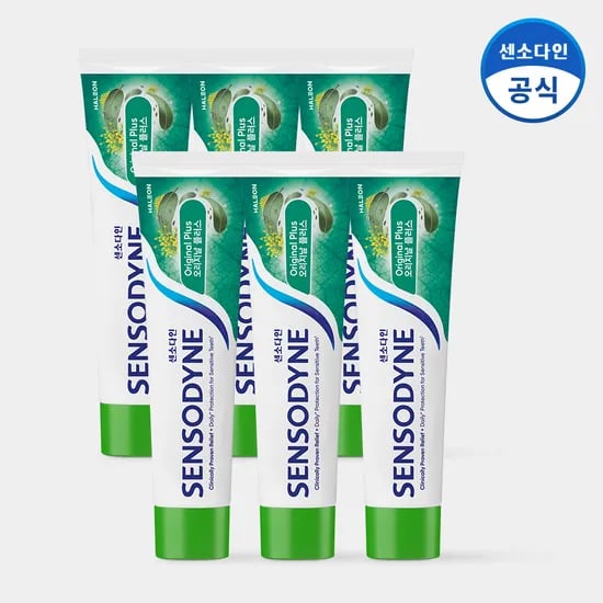 센소다인 오리지날 플러스 민감성 치약 100g, 6개 15,900원