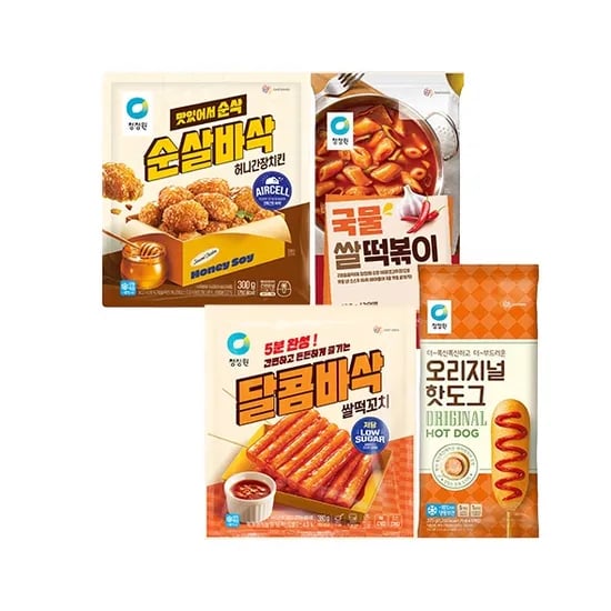 간식꾸러미 4종세트 17,900원