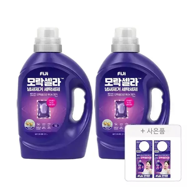 피지 모락셀라 냄새제거 액체세제 겸용 코튼향 용기 2.1L 2개 23,070원 핫딜
