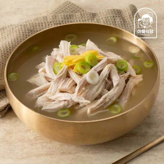 아빠식당 국내산 순살고기 닭곰탕600g 1팩 4,200원 무배