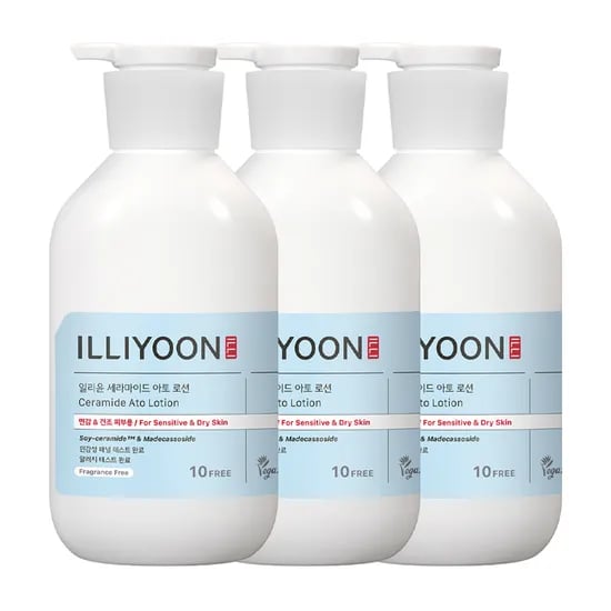일리윤 세라마이드 아토 로션 564ml 3개+50ml 4개증정 35,625원
