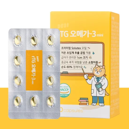 3651 고양이 강아지 오메가3 미니 영양제 순도 80% 60캡슐, 1개