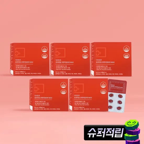 닥터트루 코엔자임 Q10 코큐텐 60캡슐, 5개