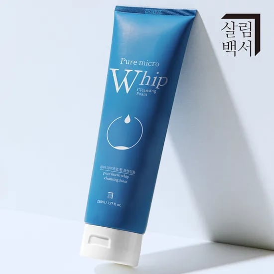 살림백서 퓨어 마이크로 대용량 휩 폼클렌징 저자극 지성 세안제 230ml, 4개