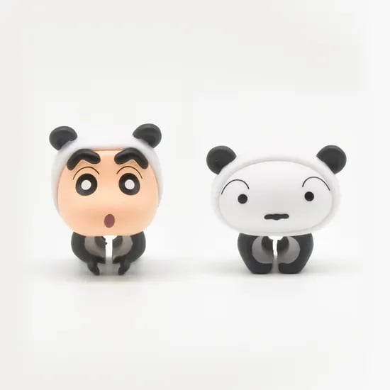 짱구 흰둥이 단선보호캡 케이블 홀더 2p 세트