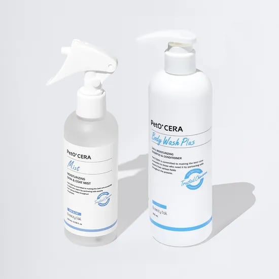 페토세라 강아지 저자극 샴푸 바디워시 500ml+보습 미스트 200ml 올인원 세트