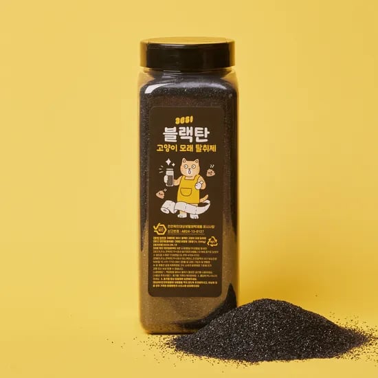3651 블랙탄 천연 고양이모래 탈취제 화장실 냄새제거 1000ml, 1개