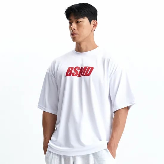 비스트모드 5컬러 메쉬 기능성 헬스 오버핏 반팔 티셔츠 짐웨어 BSMD