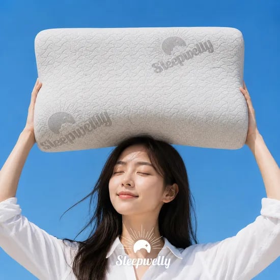 슬립웰리 스탠다드 경추베개 목디스크 거북목 일자목 목주름 옆으로자는 깊은잠 라텍스 베개