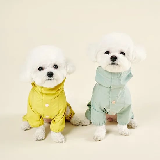 울리 강아지 우비 올인원 레인코트 강아지비옷