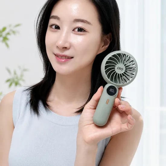 피오 미니 휴대용선풍기 초소형 핸디 손 선풍기 무선 손풍기 초경량 초소형