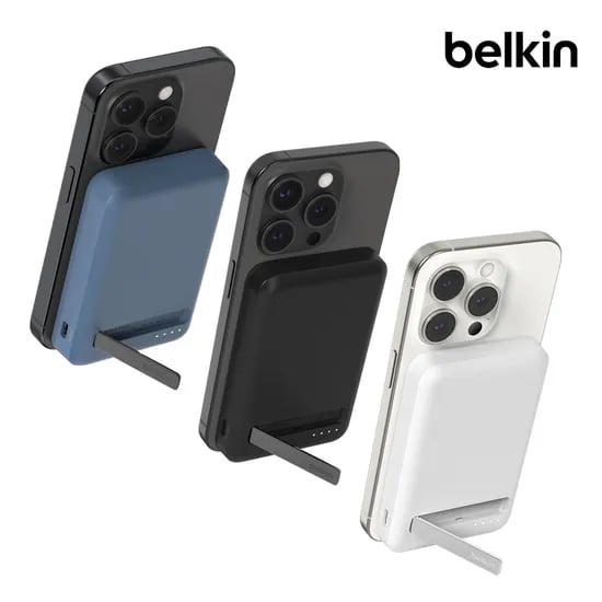 벨킨 Qi2 15W 5000mAh 마그네틱 무선 고속 충전 보조배터리 BPD006bt 비행기 기내 반입 아이폰17 호환