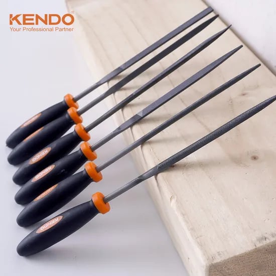 켄도 철공용 줄세트 6P 30181N 평줄, 사각줄, 삼각줄, 원형줄, 반달줄