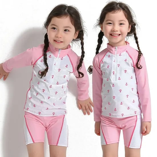 아동 유아 돌 아기 수영복 여아 래쉬가드 마린 래시가드 상하세트