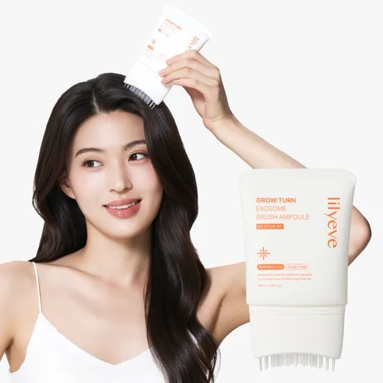 릴리이브 그로우턴AD 엑소좀 브러쉬 탈모 앰플 두피관리케어 100ml, 1개