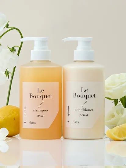먼스앤데이즈 퍼퓸케어 샴푸 500ml+컨디셔너 500ml 2종, 르 부케(플로럴향)