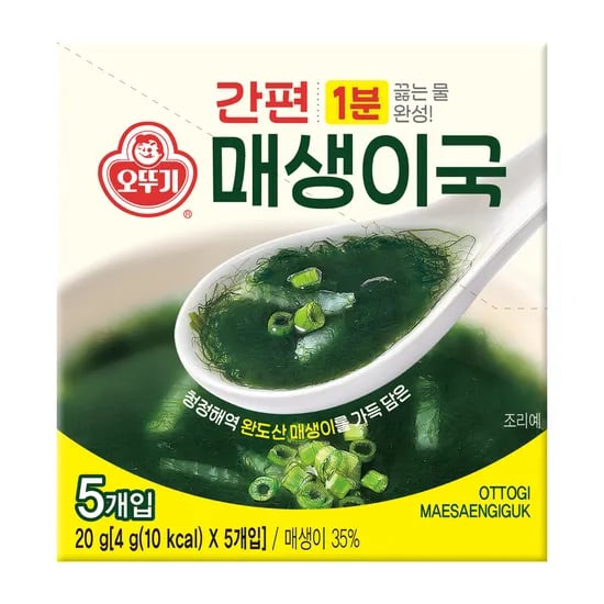 오뚜기 간편 블럭 매생이국 20g