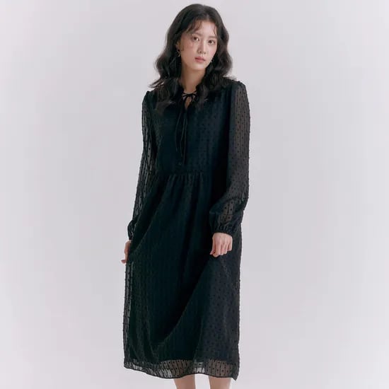 로엠 변형 소재 롱 원피스 RMOWE49R11