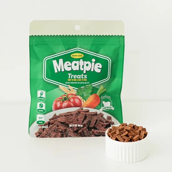강아지 간식 훈련 미니 트릿 양고기 오리고기 2가지 맛 선택
