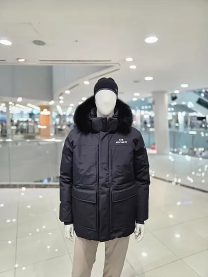 아이더 남성 구스 롱 패딩 라미나 야상형 다운 보온성 프리미엄 겨울 패딩 MW24508