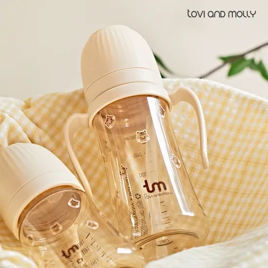 1+1 돗람이 아기 유아 어린이집 이유식 빨대컵 280ml
