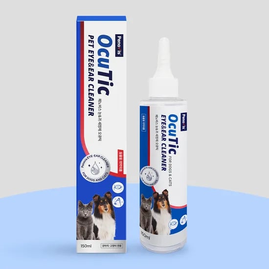 페노비스 고양이 강아지 귀세정제 눈세정제 눈꼽제거 귓병 예방 오큐틱 150ml