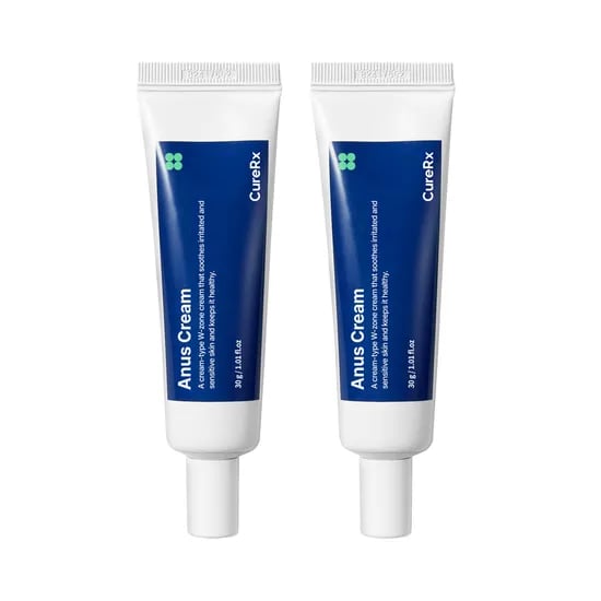 큐어알엑스 아누스 항문 크림 진정 가려움 소양증 사타구니 연고 로션 30ml, 2개