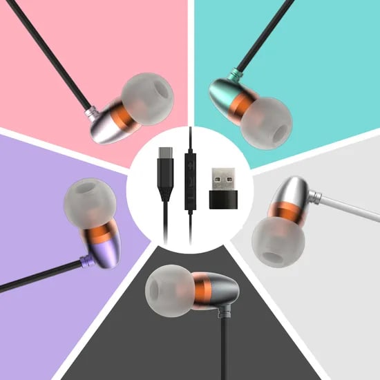 7.1 노이즈캔슬링 마이크 C타입 USB 게이밍 이어폰