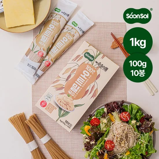 순솔 오트밀 국수 면 밀가루없는 식단면 1kg 100gx10봉