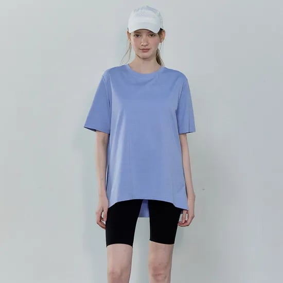 쿨 소로나 세미오버핏 라운드넥 반팔티셔츠