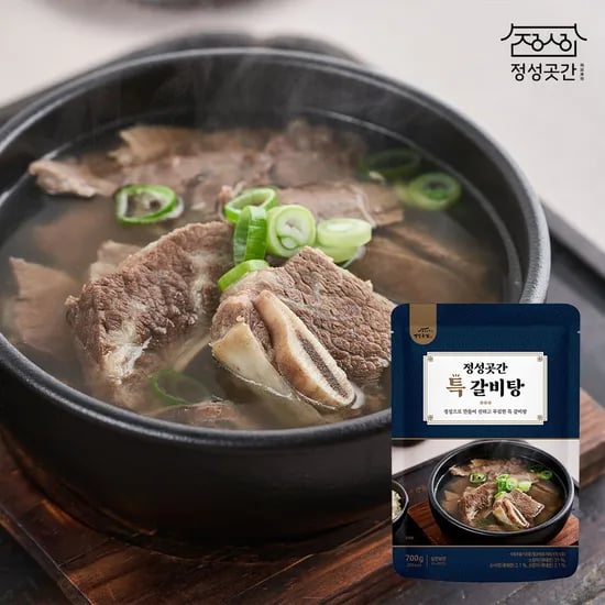 정성곳간 실온 특 갈비탕 국내산 국산 강순의 간편식 700g 8개