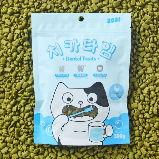 3651 치카타임 고양이 이빨과자 덴탈트릿 닭고기, 300g, 1개