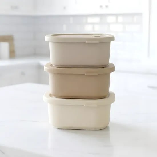 디아르 국내산 플래티넘 실리콘 밀폐 이유식 보관 용기 200ml 3P 세트