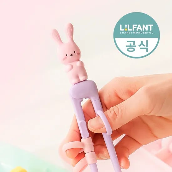 유아 젓가락 아기 교정 젓가락 1단계 연습용 더스틱 맥스 왼손 오른손